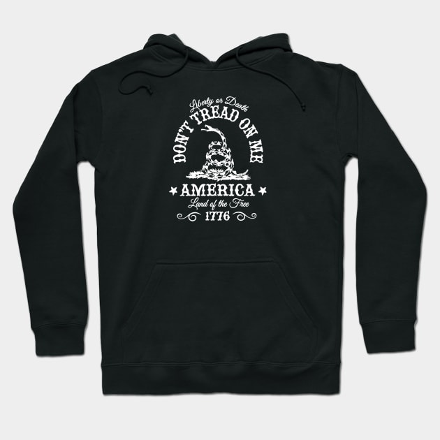 Don't Tread On Me - Front Design Hoodie by NeilGlover